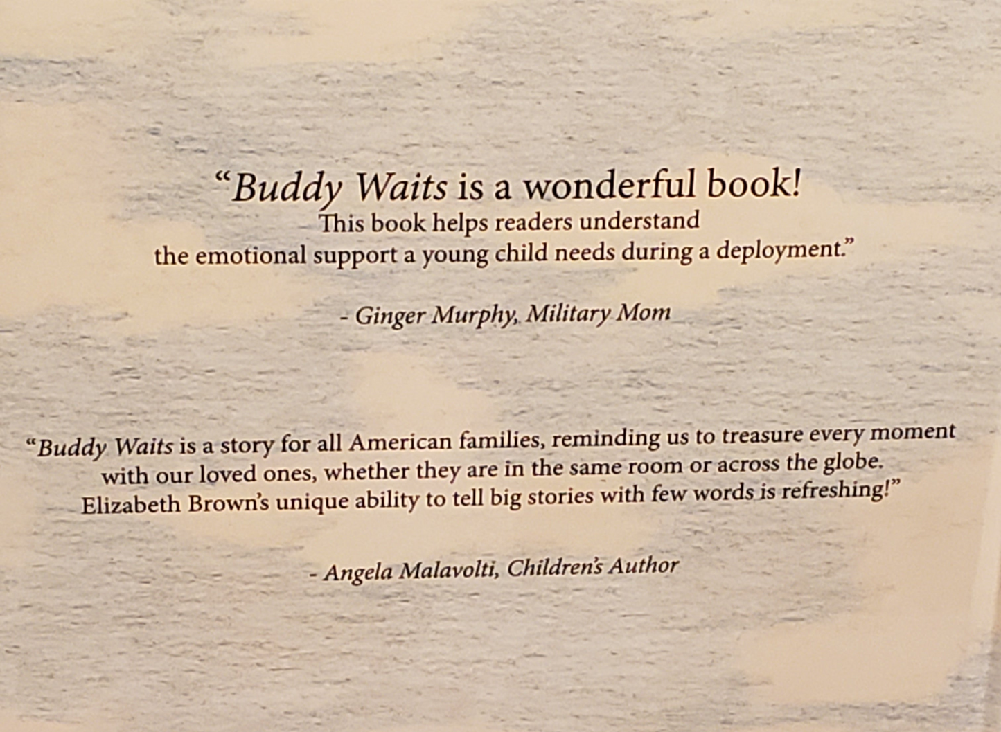 Buddy Waits by Elizabeth Brown