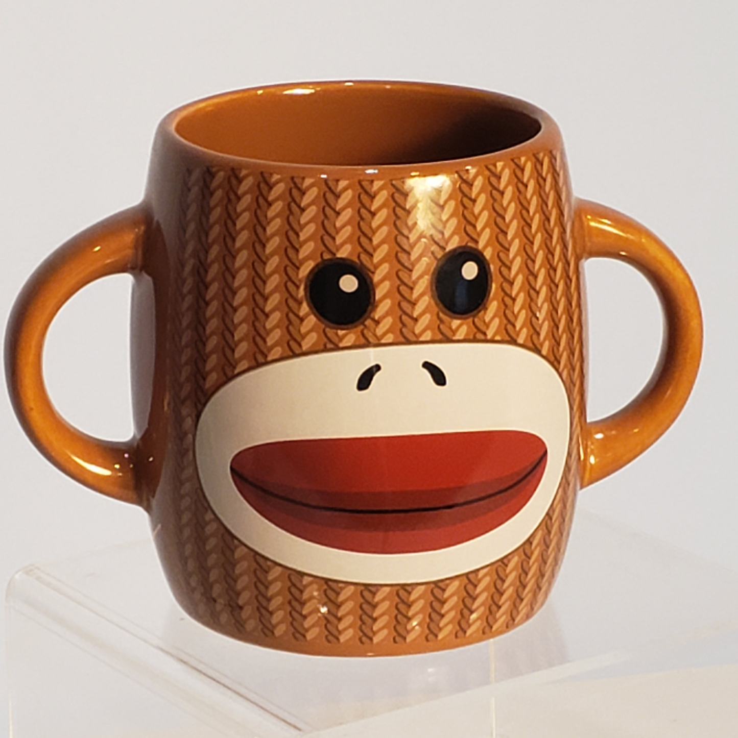Sock Monkey 2 handled mug
