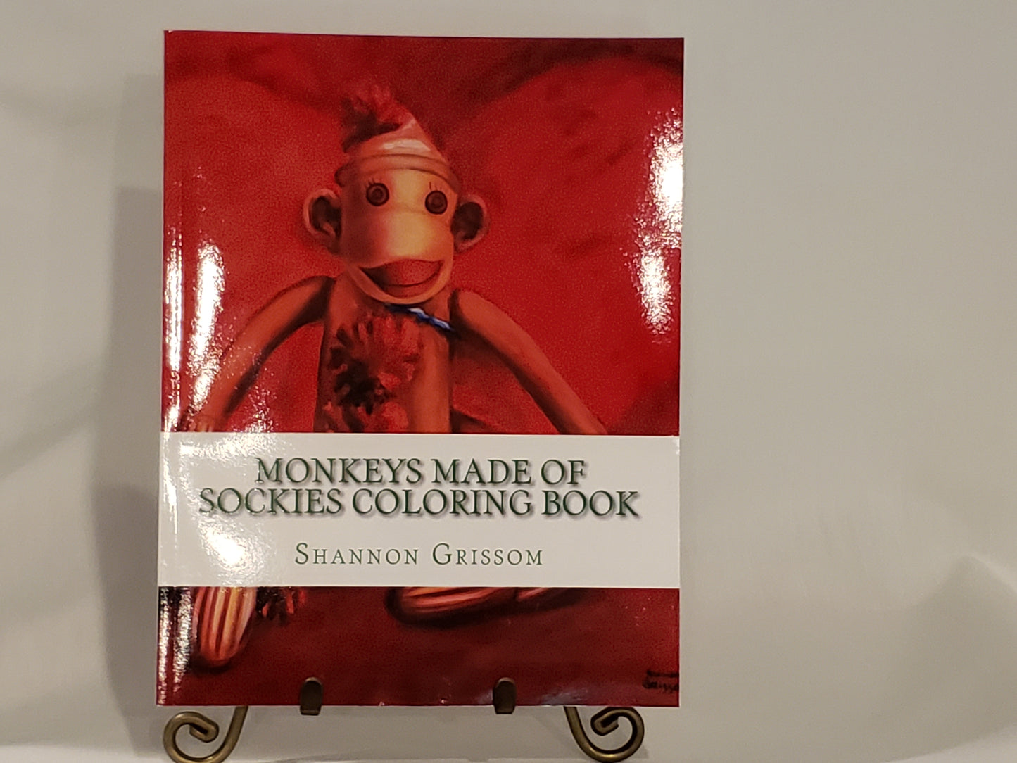 Monkeys Made of Sockies Coloring Book