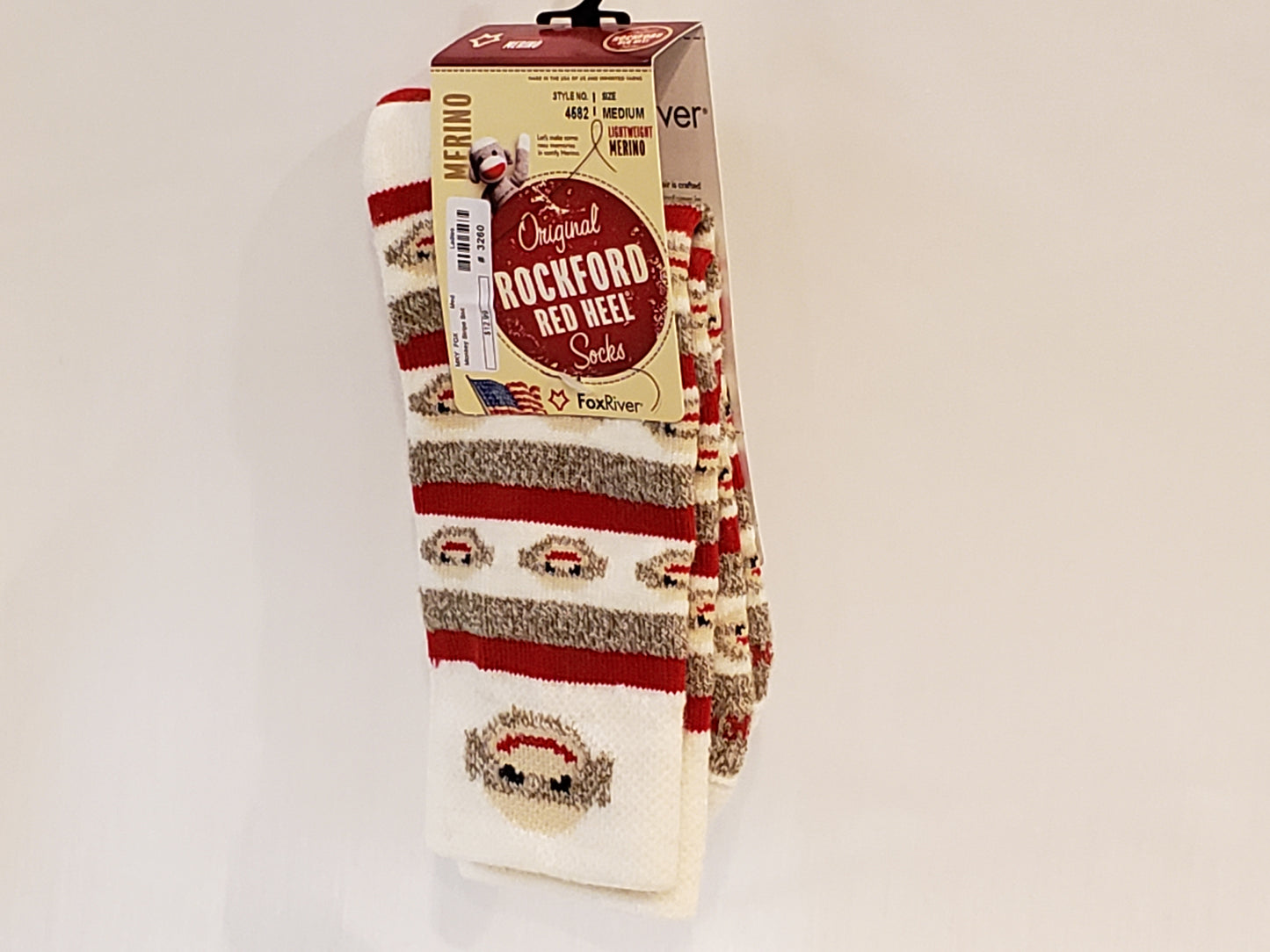 Kid's Sock Monkey Stripe Sox