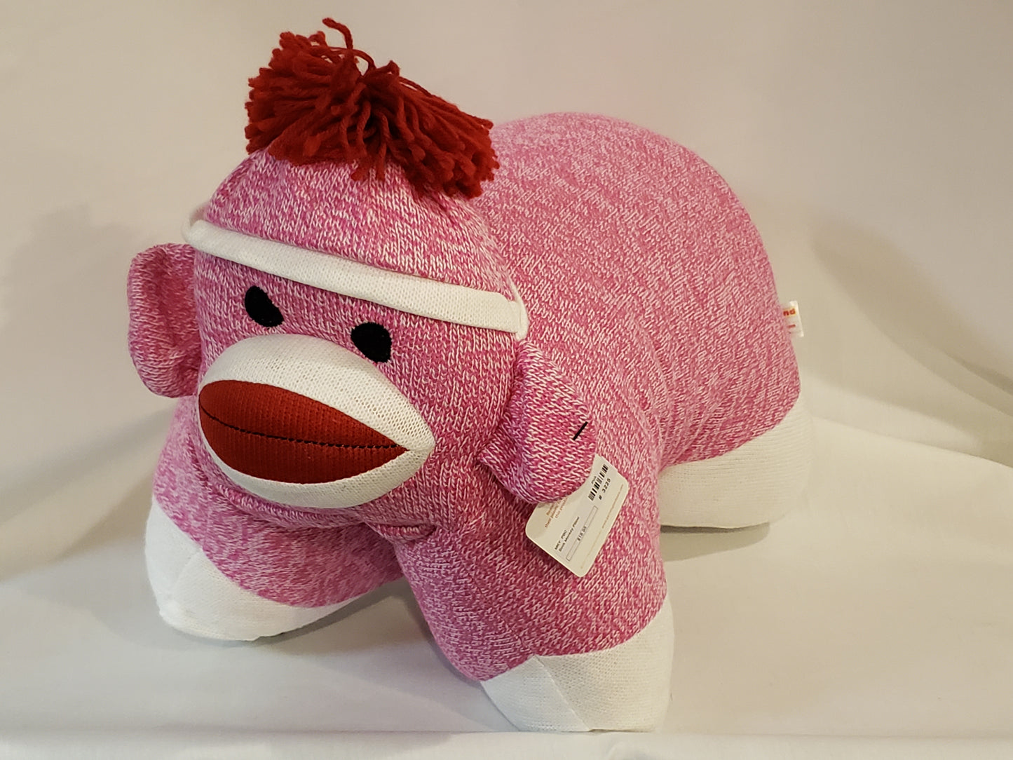 Sock Monkey Velco Pillow