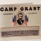 U.S. Camp Grant 1917 Booklet