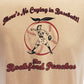 Rockford Peaches "No Crying in Baseball" Tee Shirt