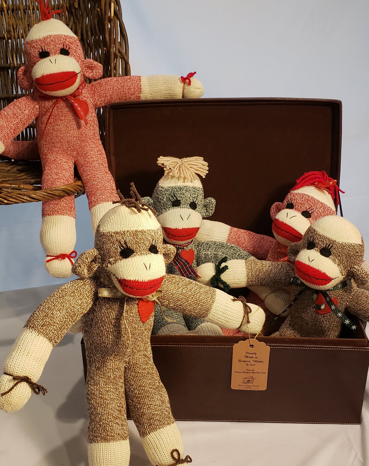Seasonal Sock Monkeys - Proudly Handmade in Rockford, IL