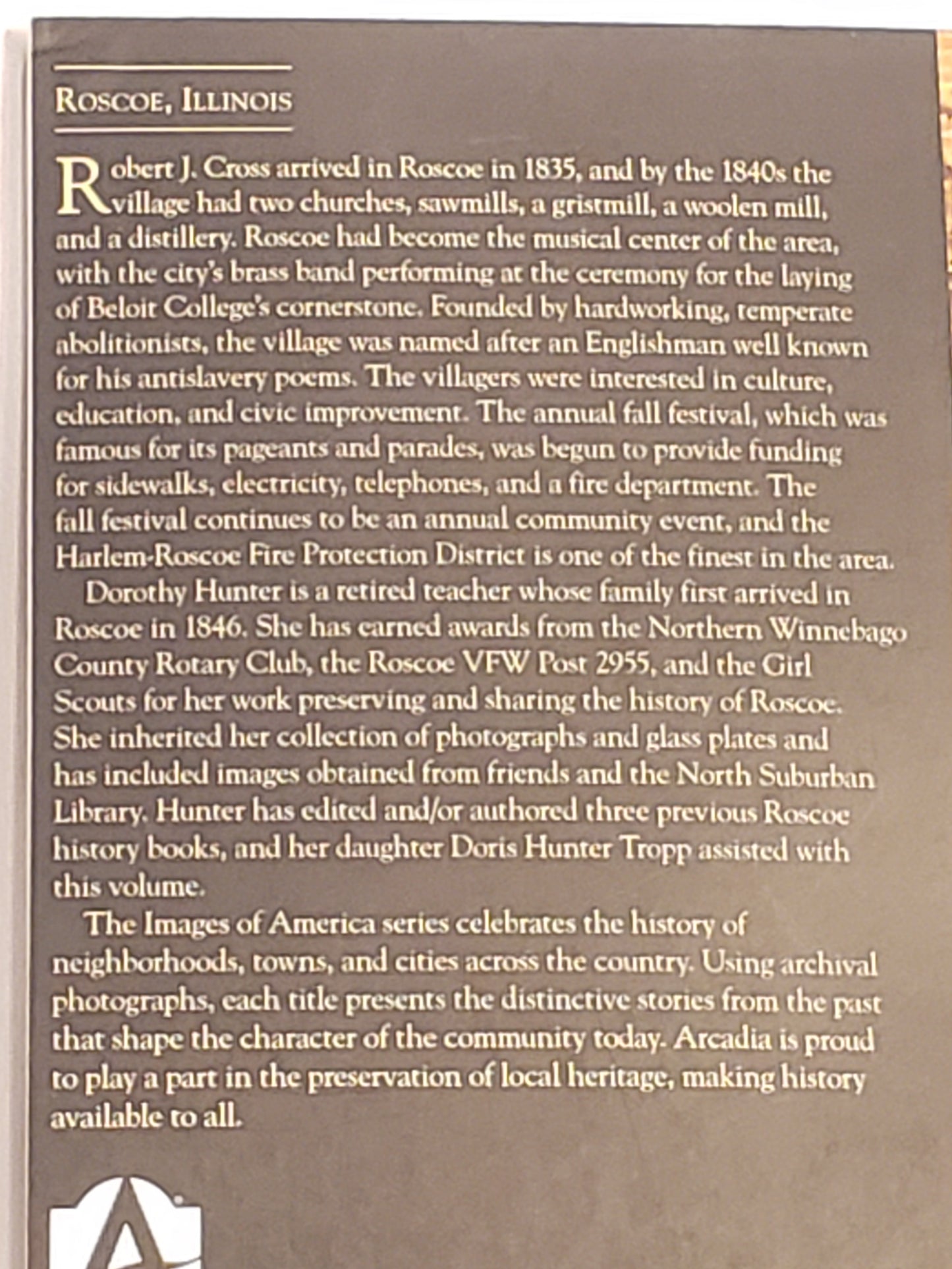Images of America - Roscoe, Illinois
