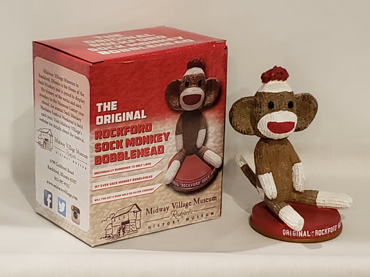 The Official Sock Monkey Bobblehead
