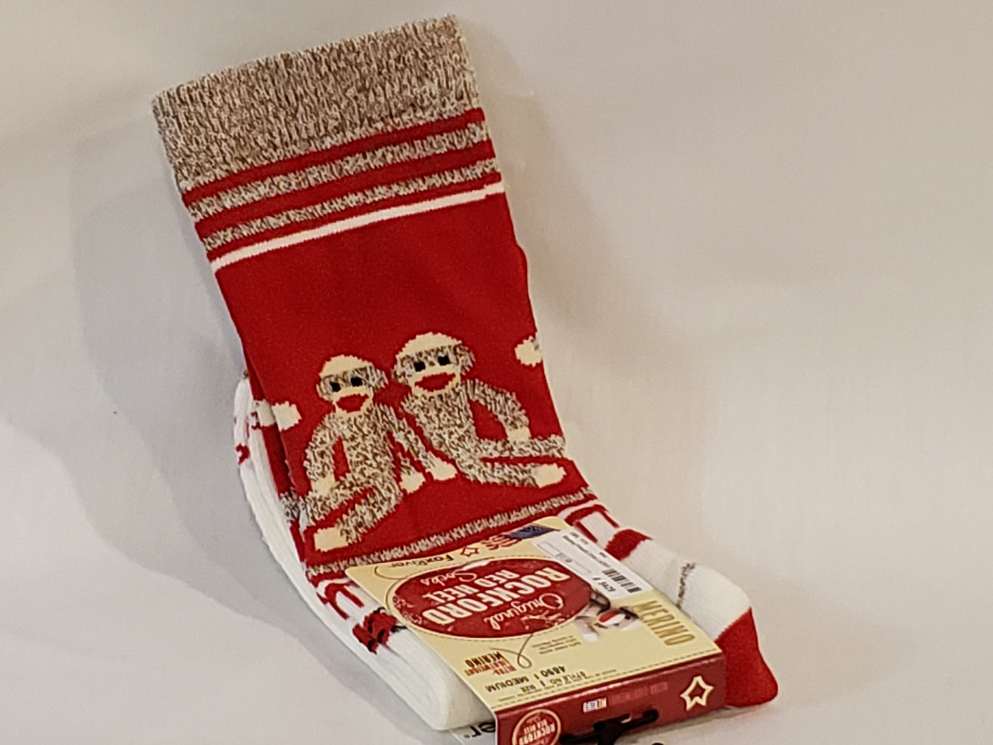 Ladies Sock Monkey Friends Crew Sox